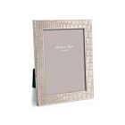 Addison Ross Faux Croc Cream Frame 5x7"