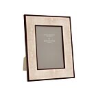 Addison Ross Faux Shagreen Ecru & Bronze Frame 5x7"