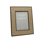 Addison Ross Faux Wheat Rattan & Bronze Frame 5x7"