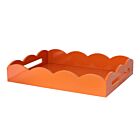Addison Ross Scallop Tray Orange