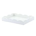 Addison Ross Scallop Tray White Small