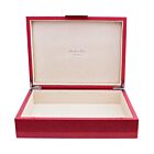 Addison Ross Shagreen Pink Lacquer Box with Silver