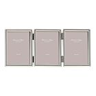 Addison Ross Thin Silver Triple Frame 4x6"