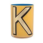 Bridie Hall Alphabet Pencil Cup K Yellow