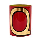 Bridie Hall Alphabet Pencil Cup Q Red