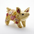 Anke Drechsel Silk Velvet Animal Piglet Corn Yellow