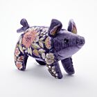 Anke Drechsel Silk Velvet Animal Piglet Violet