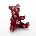 Anke Drechsel Silk Velvet Animal Bear Small Light Rouge