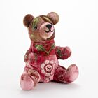 Anke Drechsel Silk Velvet Animal Bear Small Shaded Pink