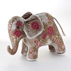 Anke Drechsel Silk Velvet Animal Elephant Dark Oyster