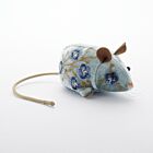 Anke Drechsel Silk Velvet Animal Mouse Shaded Indigo