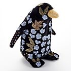 Anke Drechsel Silk Velvet Animal Penguin Large Black