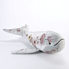 Anke Drechsel Silk Velvet Animal Whale Shaded Blue