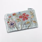 Anke Drechsel Silk Velvet Clutch Bag Small Heavenly Blue