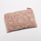 Anke Drechsel Silk Velvet Clutch Bag Small Old Rose