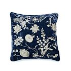 Anke Drechsel Silk Velvet Pillow Bovary Cobalt 12"