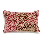 Anke Drechsel Silk Velvet Pillow Jill Shaded Light Rouge 12x20"