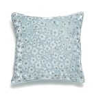Anke Drechsel Silk Velvet Pillow Louisa Heavenly Blue 18"