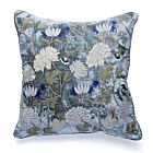 Anke Drechsel Silk Velvet Pillow Milva Lake Blue 20"