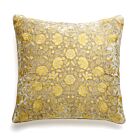 Anke Drechsel Silk Velvet Pillow Tiana Silver Green 20"