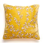 Anke Drechsel Silk Velvet Pillow Tuileries Corn Yellow 20"
