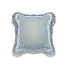 Anke Drechsel Silk Velvet Pillow with Fringe 10.5"