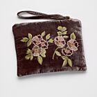 Anke Drechsel Silk Velvet Pouch Large Annalisa New Smoke