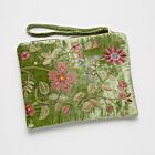 Anke Drechsel Silk Velvet Pouch Large Megan Emerald