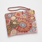Anke Drechsel Silk Velvet Pouch Large Lotte Shaded Rose