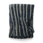 Anke Drechsel Silk Velvet Throw Indigo