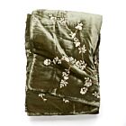 Anke Drechsel Silk Velvet Throw Quilted Tuileries