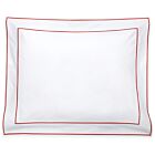 Matouk Ansonia Red King Sham - 21x36"