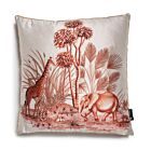 Ardmore Thanda Toile Plum Silk Pillow 16"