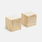 Artisan Bone Spotted Gold Salt & Pepper Shakers