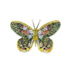 Artisan Brooch Pin Butterfly Ringlet