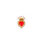 Artisan Brooch Pin Queen of Hearts