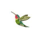 Artisan Brooch Pin Ruby Throated Hummingbird