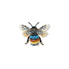 Artisan Brooch Pin Striped Bee