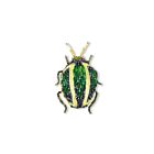 Artisan Brooch Pin Tortoise Beetle