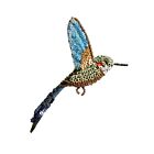 Artisan Brooch Pin Tropical Hummingbird