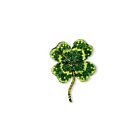 Artisan Brooch Pin Vintage Clover
