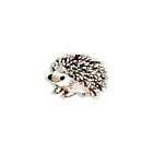 Artisan Brooch Pin White Breasted Hedgehog