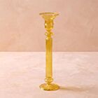 Artisan Glass Candlestick Daffodil