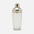 Artisan Glass Cocktail Shaker Shiny Nickel