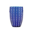 Artisan Glass Perle Tumbler Cobalt Blue