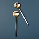 Artisan Gold & White Serving Set