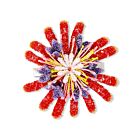 Artisan Hair Clip Red Alata Flower