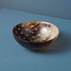 Artisan Horn Peacock Bowl Large