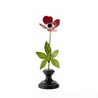 Artisan Metal Flower Poppy Red Small