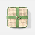 Artisan Natural & Spring Green Coaster Set/6